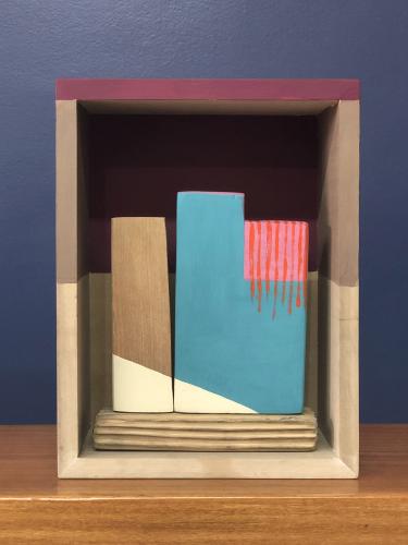 Construction: Painted wooden box 2